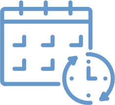 Fits Into Busy Schedules icon